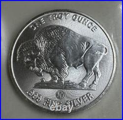 Two Assorted Fine Silver Rounds 99.9% One Ounce Rounds