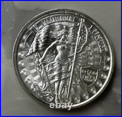 Two Assorted Fine Silver Rounds 99.9% One Ounce Rounds