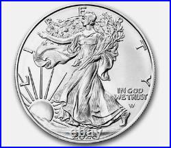 US Mint 2026 1 oz American Silver Eagle Coin BU (Tube of 20). 999 Fine