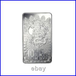 Unity & Liberty Symbol 10 oz. 999 Fine Silver Bar Sealed