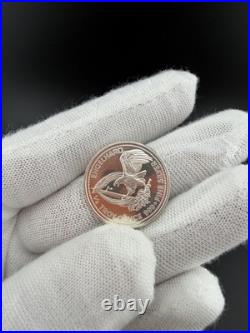 VTG Fractional 1985 Engelhard American Prospector 1/4 oz. 999 Fine Silver