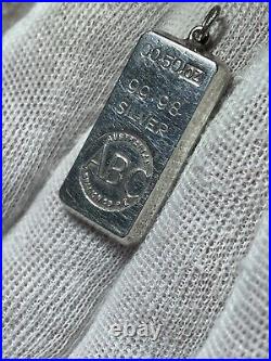 Very Rare! 0.50 Oz. 9998 Fine Silver ABC (Australian Bullion Company) Pendant
