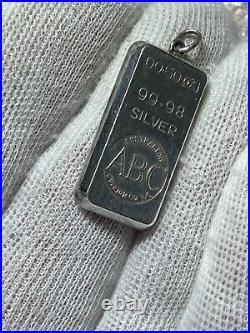 Very Rare! 0.50 Oz. 9998 Fine Silver ABC (Australian Bullion Company) Pendant