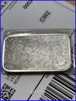 Very Rare Engelhard AG-MET, INC 1 Troy Oz 999 Fine Silver Bar 1975 1,000 Minted