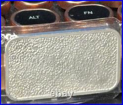 Very Rare Engelhard AG-MET, INC 1 Troy Oz 999 Fine Silver Bar 1975 1,000 Minted