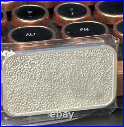 Very Rare Engelhard AG-MET, INC 1 Troy Oz 999 Fine Silver Bar 1975 1,000 Minted