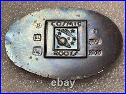 Very Rare! Ron Landis Studios 1 Troy Oz. 999 Fine Silver- Antiqued Bat Toning