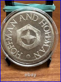Vintage 1980 Hoffman & Hoffman 1 Troy Oz. 999 Fine Silver Bullion