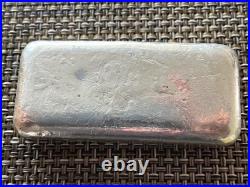 Vintage 5.2 Oz. 999 Fine Silver Poured Academy Silver Bar CSRCO counter stamp