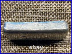 Vintage 5.2 Oz. 999 Fine Silver Poured Academy Silver Bar CSRCO counter stamp