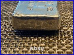 Vintage 5.2 Oz. 999 Fine Silver Poured Academy Silver Bar CSRCO counter stamp