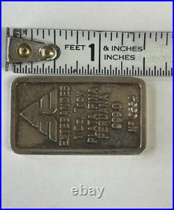 Vintage Extebandes 1oz. 999 Fine Silver Bar Rare