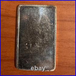 Vintage Johnson Matthey 10 Gram Silver Bar. 999 Fine Pure Bullion JM Serialized