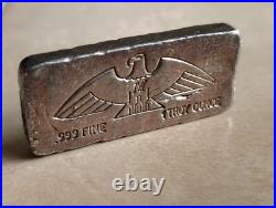 Vintage Montana Gold and Silver Inc. Montana Eagle 1 Oz 999 Fine Silver Bar Vintage Montana Gold and Silver Inc. Montana Eagle 1 Oz 999 Fine Silver Bar