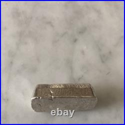 Vintage Omega M&B Mining 2 oz. 999 Fine Silver Poured Bar