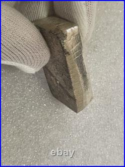 Vintage Phoenix Precious Metals 5 Troy Oz. 999 Fine Silver Bar Old Pour