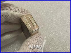 Vintage Phoenix Precious Metals 5 Troy Oz. 999 Fine Silver Bar Old Pour