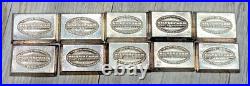 Vintage Silver Farm San Francisco 1ozt. +. 999 Fine Silver Bar Ingots, Lot #1