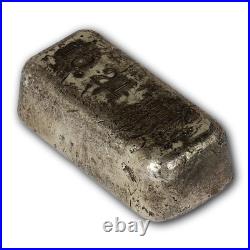 Vintage T&T Refiners 10.21 oz. 999 Fine Silver Poured Odd Weight Loaf Bar Rare