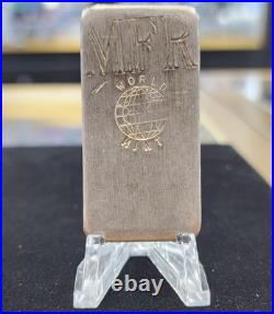 Vintage World Mint Corp. MFR 3 oz. 999+ Fine Silver Vertical Bar RARE Vintage World Mint Corp. MFR 3 oz. 999+ Fine Silver Vertical Bar RARE