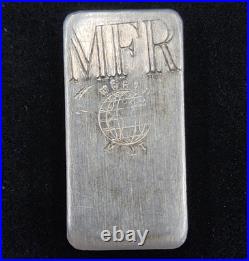 Vintage World Mint Corp. MFR 3 oz. 999+ Fine Silver Vertical Bar RARE Vintage World Mint Corp. MFR 3 oz. 999+ Fine Silver Vertical Bar RARE
