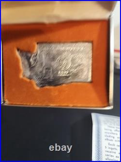 WASHINGTON 1889 Lewis & Clark Pioneer Mint 2oz 999 FINE Silver bar WASHINGTON 1889 Lewis & Clark Pioneer Mint 2oz 999 FINE Silver bar
