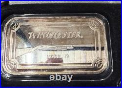 WINCHESTER RIFLE (5) Bar Set 1 Troy Ounce. 999 Fine Silver Per Bar