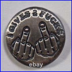 Wild Pig 32g. 999 Fine Silver Poured Bullion Round I Gives 2 Fks