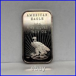 World Wide Mint American Eagle 1 Troy Oz 0.999 Fine Silver Bar