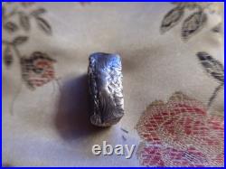 X-Metals 1oz X NUGGET Chunky. 999 Fine Silver Bar Round Skull Crossbones