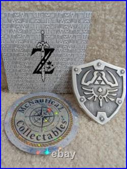 Zelda Link Hyrule Shield? 2.3 oz. 999 Fine Silver? Leo Messi Hand Poured