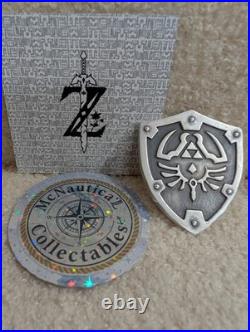 Zelda Link Hyrule Shield? 2.3 oz. 999 Fine Silver? Leo Messi Hand Poured