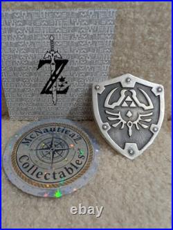 Zelda Link Hyrule Shield? 2.3 oz. 999 Fine Silver? Leo Messi Hand Poured